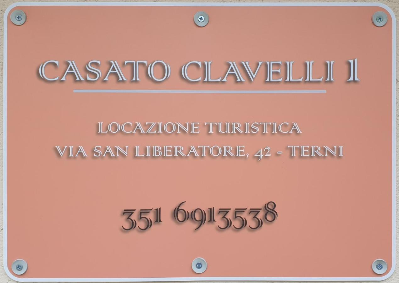 Casato Clavelli 1 Villa Collestatte Luaran gambar