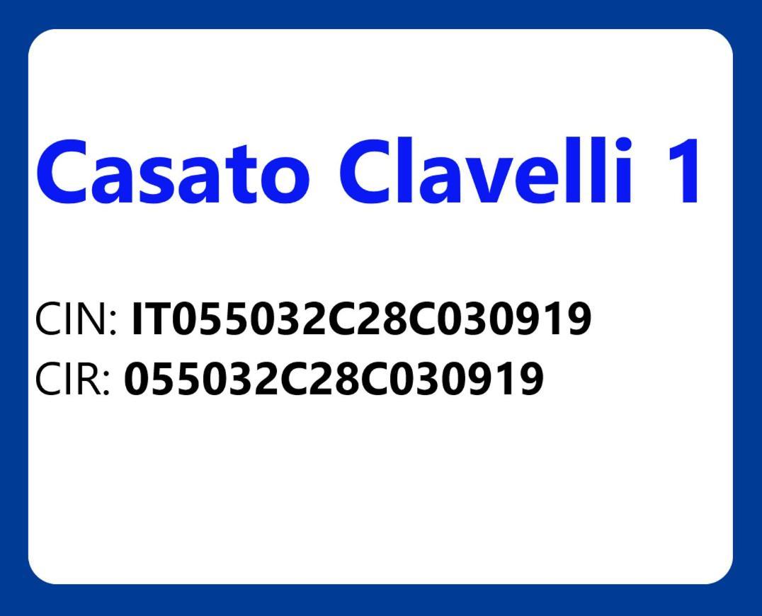 Casato Clavelli 1 Villa Collestatte Luaran gambar